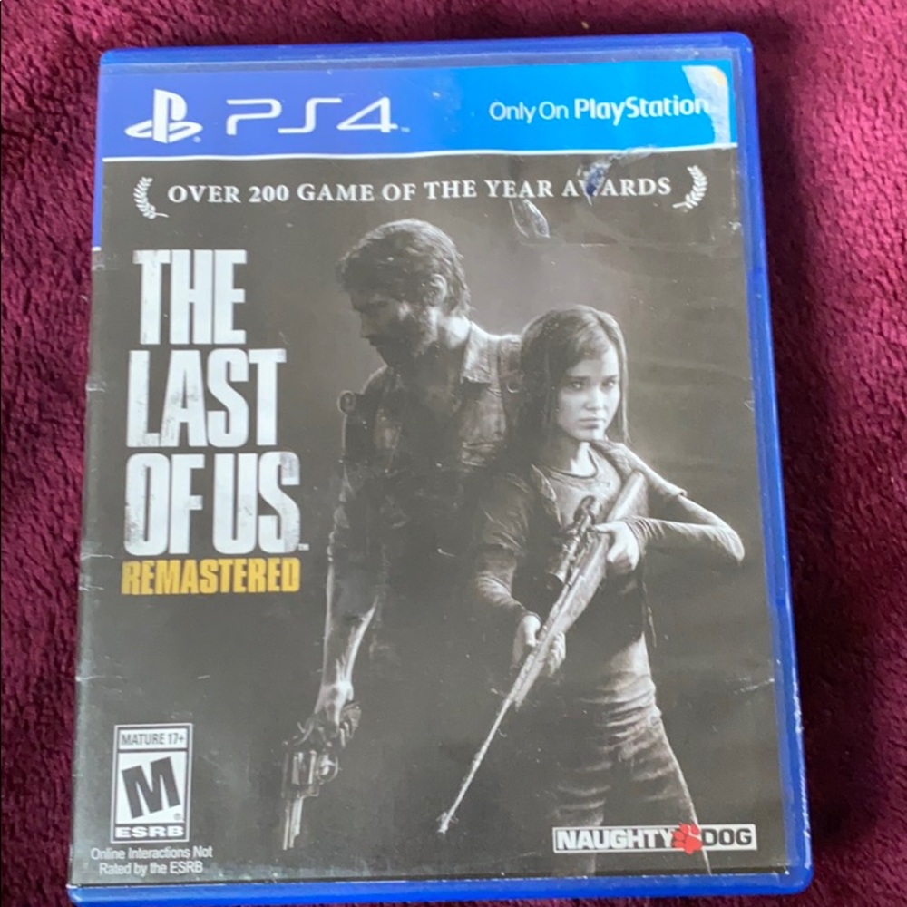 The Last Of Us PlayStation 4 game